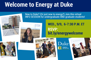 Welcome to Energy at Duke